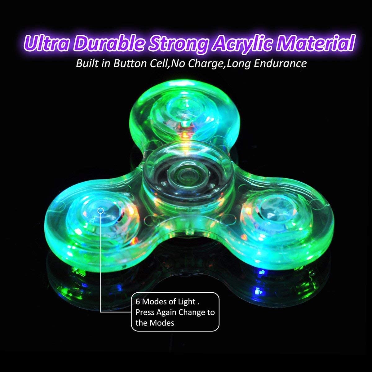 SOLVERA™-LED Glow Fidget Spinner