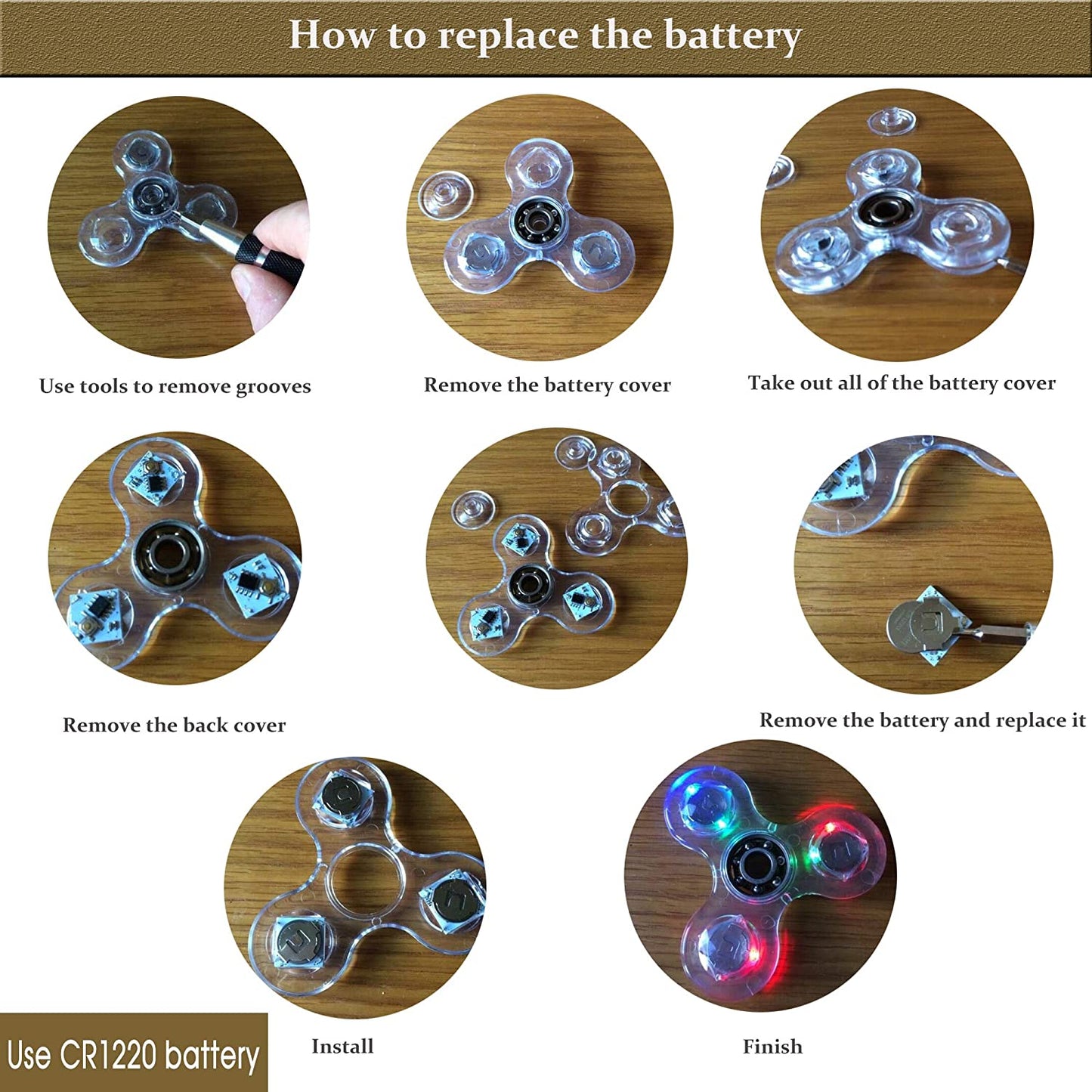 SOLVERA™-LED Glow Fidget Spinner