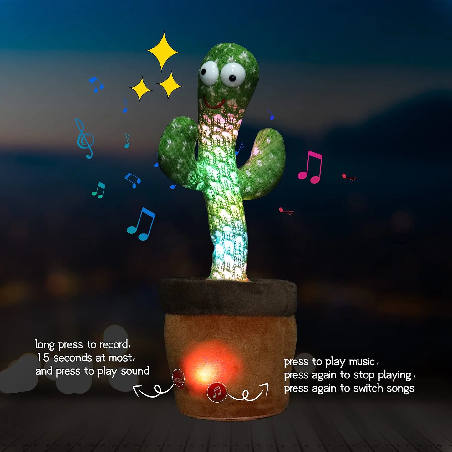 SOLVERA™-Cacto Dancing Cactus Plush Toy