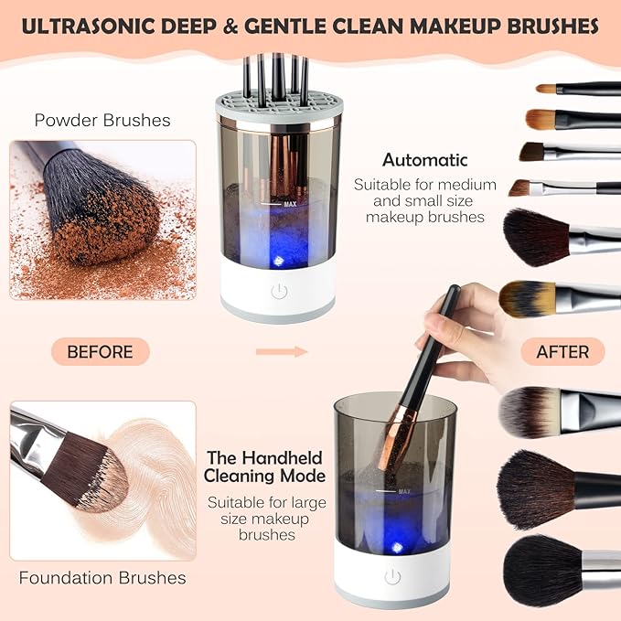 SOLVERA™-Electric Makeup Brush Cleaner